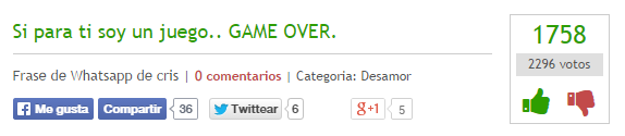 gameover juego