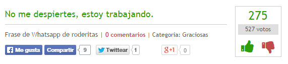 No me despiertes, estoy trabajando